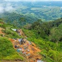 Kainantu Mine Area Aerial View - K92 Mining