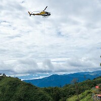 Kainantu Mine Helicopter Flying - K92 Mining