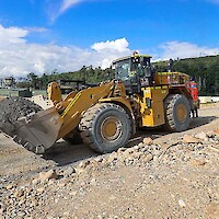 Kainantu Mine heavy machinery - K92 Mining